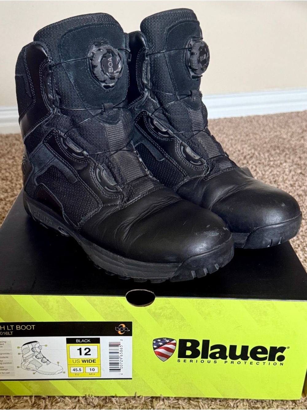 Blauer Clash LT 6” Fire EMS Police Gear Tactical Boots BOA System Men’s 12 Wide